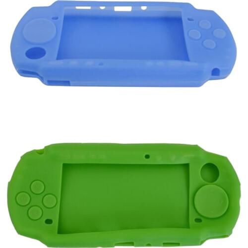 5PCS Soft Silicone Case housing shell Skin Cover For PSP 3000 protective housing Case Cover For PSP3000 free shipping