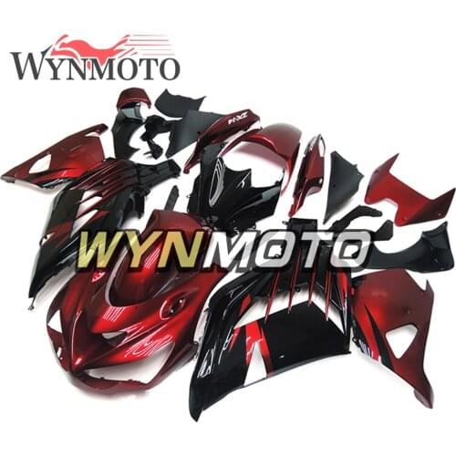 Complete Fairings For Kawasaki ZX-14R 2012-2015 ZZ-R1400 12-16 13 14 15 Year ABS Injection Plastics Body Kits Cowlings Red Black