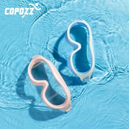 Professional Swimming Glasses Big Frame Anti-fog Anti-UV Swimming Goggles Soft Silicone Waterproof Swim Eyewear Men Women Adult