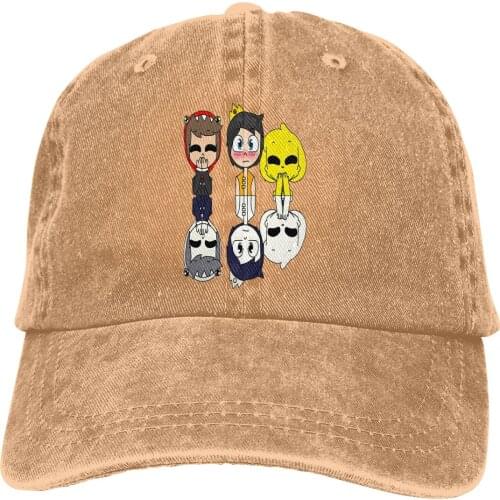 Adjustable Solid Color Baseball Cap Trio De Los Compas Washed Cotton Compadretes mikecrack minecra Games Sports Woman Hat