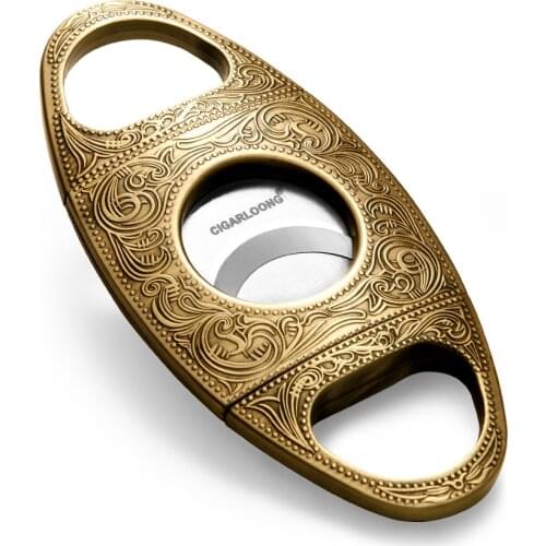 CIGARLOONG Portable Cigar Cutter Stainless Steel Travel Cigar Cutter CD-1096