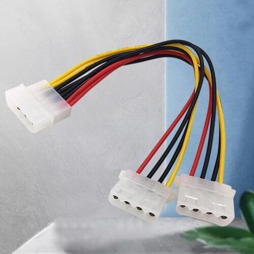 Sata6p to 4Pin IDE Molex Power Supply Male to Floppy Drives Adapter Cable Computer PC Big 4p Small 4p Power Cord Drive Connector
