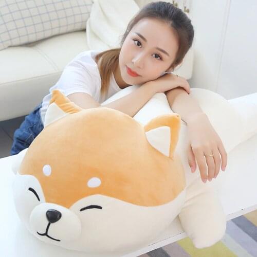Cute creative oversized Japanese Shiba Inu plush toy lovely corgi stuffed dolls dog pillow gift decoration 35inch 90cm DY50473