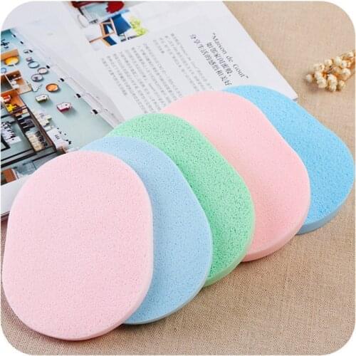 Puff Face Wash Exfoliator Cleansing Puff Wash Face Sponge Puff Sponge Powder Puff Clean Face Wash Cotton Make-up Remover