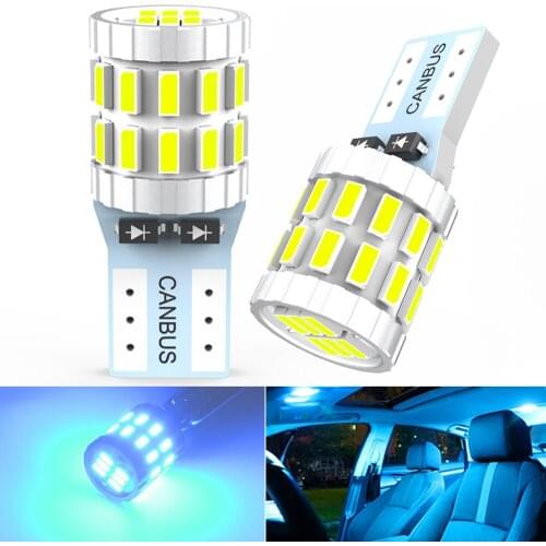 A Pack T10 W5W LED Canbus No Error Light Parking Bulb Clearance Light For Renault Duster Laguna 2 Captur Megane 2 Logan Koleos