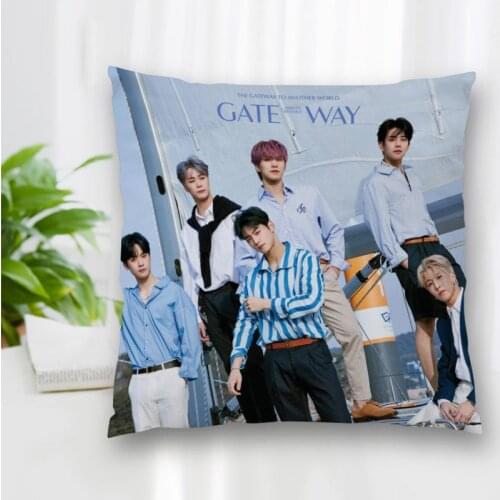 High Quality Custom KPOP ASTRO Square Pillowcase Zippered Bedroom Home Pillow Cover Case 20X20cm 35X35cm 40x40cm