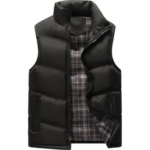 Vest Men New Arrival Autumn Winter Warm Sleeveless Vest Jacket Men Slim Fit Vest Casual Coats Mens Waistcoat veste homme