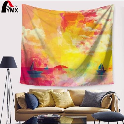 Bird Scenic Art Patterns Tapestry Wall Hanging Polyester Fabric Mandala Wall Decor Yago Mat Tapestry Beach Towel Tapiz Gobelin