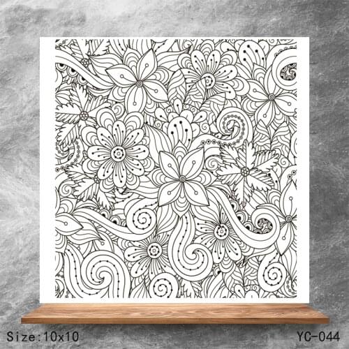 ZhuoAng inflorescence in clusters Clear Stamps/Silicone Transparent Seals for DIY scrapbooking photo album Clear Stamps