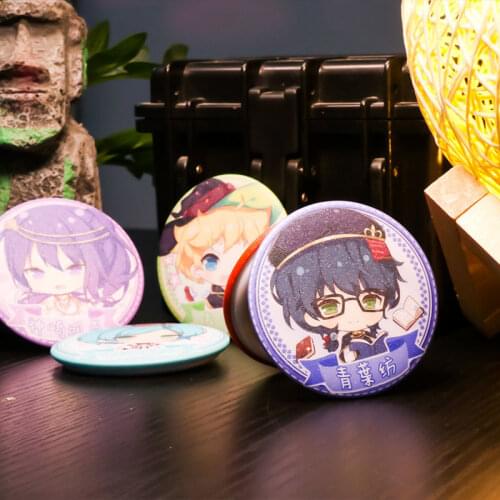 Action Ensemble Stars ! Badge Toys For Children Saegusa Ibara Himemiya Tori Kazehaya Tatsumi Sakuma Rei 37 Idols Collectible Toy