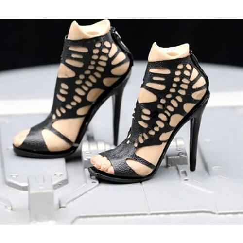 1/6 Female soldier high heels model for 12 inch action figure
