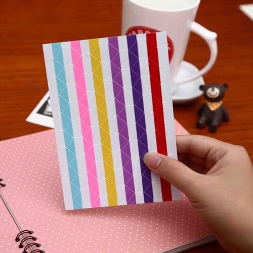 5 Sheet=510 pcs Instax Mini High Hand-made Material Album Tool Accessories Decor Sticker Retro Pvc Photo Corner