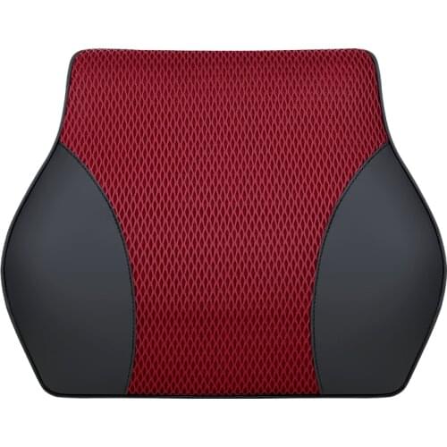 KKYSYELVA Memory Foam Seat Chair Lumbar Back Support Cushion Car Auto Pillows for Office Home interior Accessories