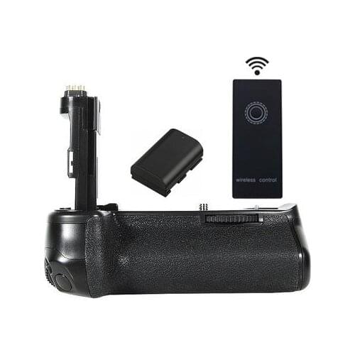 BG-E21 Battery Grip with 2.4G wireless remote control + LP-E6 Battery for Canon EOS 6D Mark II 6D Mark 2 6D2 6DII