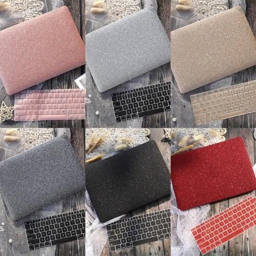 Bling Laptop Case for MacBook Air Pro Retina 13 2018 2019 / Air 11 13.3 inch Plastic Hard Shell Protective Keyboard Cover Skin