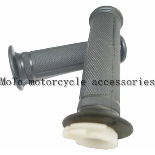 Black Rubber Handlebar Throttle Handle Bar Hand Grip For CBR250 MC 17 19 22 CBR400 MC 23 29 Motorcycle Racing Street Bike