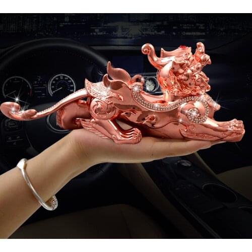 HOME OFFICE SHOP CAR TOP Efficacious Talisman Protection # Money Drawing GOOD LUCK PI XIU Mythical dragon decorative statue