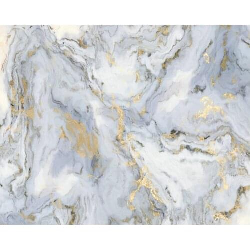 Blue And Golden Marble Psychedelic Pattern Party Backdrop Baby Shower Room Party Decor Photo Booth Studio Prop