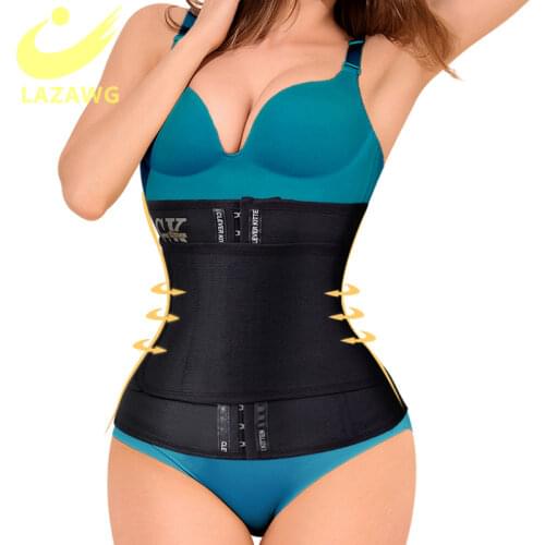 LAZAWG Waist Trainer Belt Modeling Strap Women Postpartum Belly Sheath Bodies Body Shaper Hook Ladies Slimming Shapers Corset