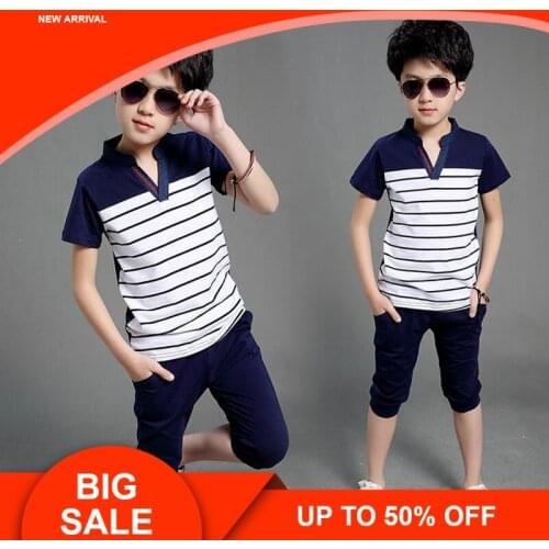 Summer Baby Boys Clothes Shirt+Shorts Outfit Kids Clothes Boys Sport Suit Toddler Boys Clothing Sets