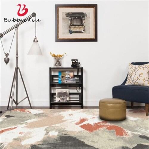 Bubble Kiss Fashion Modern Abstract Pattern Carpets For Living Room Home Bedroom Decor Customized Yellow Area Rugs Floor Mat