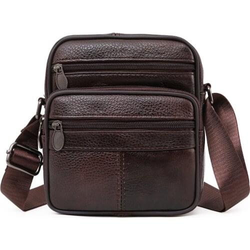 Men Shoulder Bags Genuine Leather Crossbody Bags for Men 100% Cowhide Messenger Bags Luxury Handbags 2021