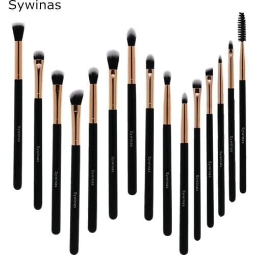 Sywinas Makeup Brush Set 15pcs professional makeup brushes eyeshadow eyebrow eye make up brush set tools kit