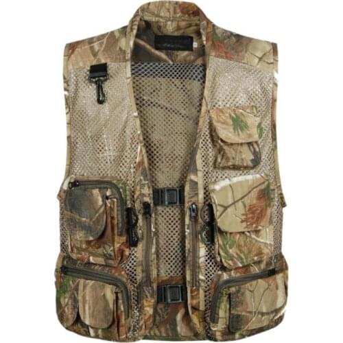 New Store hunting vest fishing vest pesca vest outdoor Mesh summer thin multi-pocket photography fishing director outdoor vest