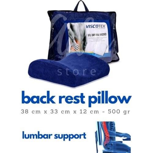 Orthopedic Lumbar Rest Cushion-Orthopedic Confortable Foams Seat Cushion and Back Cushion Set Lower Back Lumbar Sciatica Back Network