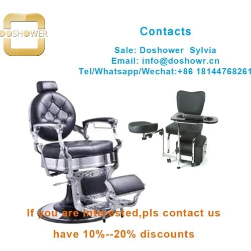 Chairs barber in selling of Doshower DS-T254-D functional barber chair for barber chairs antique vintage salon