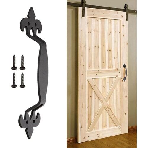 Sliding Barn Door Handle Pull Set with 4 Self-Tapping Screws for Sliding Barn Door, Gate, Cabinet Door Pull