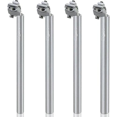 Meijun folding bicycle seat tube 27.2x350mm silver bicycle seatpost