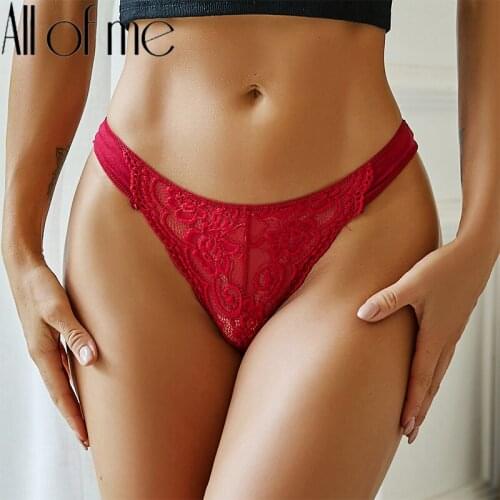Sexy Woman Thong Panties Lace Underwear Soft Female Lingerie Sexy G-String Comfortable Intimates Underpants Low Waist Panties