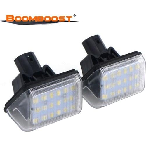 Car LED Number License Plate Light 18LED Auto Parts Accessories 2pcs Car Styling for Mazda CX-7/Speed 6/CX-5/Station Wagon