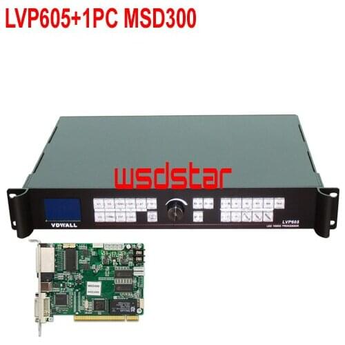 VDWALL LVP605 LED Video Processor with 1pc LED sending card MSD300 inside New Style Hot Sales