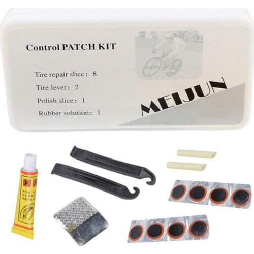 Cycling Motor Bicycle Tire Inner Tube Puncture Rubber Patches Repair Kit