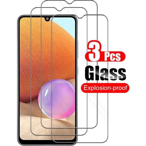 3pcs glass samsun a32 case For samsung galaxy A 32 a32 a32glass 6.5'' protector samsunga32 smartphone 2021 protective film cover