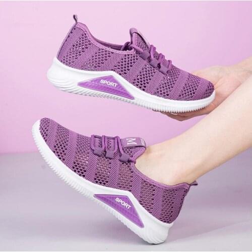 Womens Sneakers Spring Ladies Flat Casual Sports Shoes 2021 Summer Pink Light Mesh Breathable Female Running Shoes Zapatillas