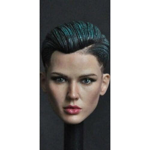 1/6 female head sculpture MC001 handsome agent female sniper head sculpture model fit 12 inch action figure