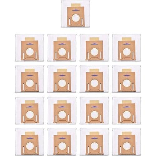 17 Pack T8 Vacuum Dust Bags for Ecovacs Deebot Ozmo T8 & T8 AIVI Robot Vacuum Cleaner with Auto-Empty Station