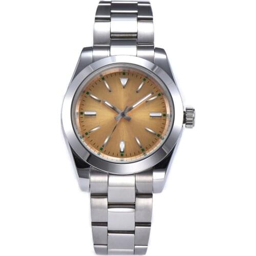 Aik Oyster automatic Watch fashion New ordinary Luminous hands 39mm sapphire polished Solid 316L Steel Case steel bracelet R3045