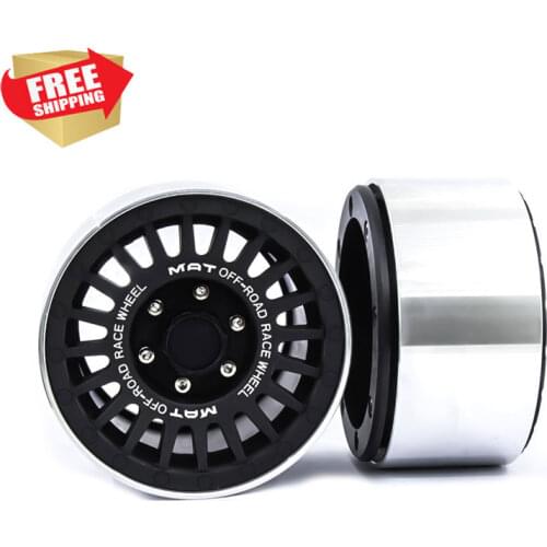 RC Radio control car 2.2 inch Aluminum Beadlock Wheels hub G53 metal axial Scx10 jeep RR10 trx4 VP W013 option upgrade parts