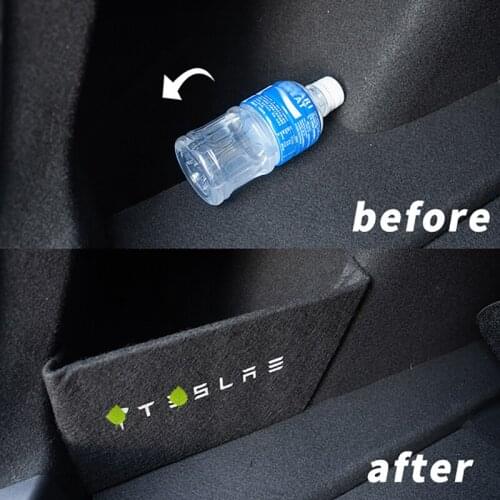 For Tesla Model 3 Car Rear Trunk Storage Side Baffle Storage Board Shape Clapboard Auto Accessories Car Styling Model3 2021 2017