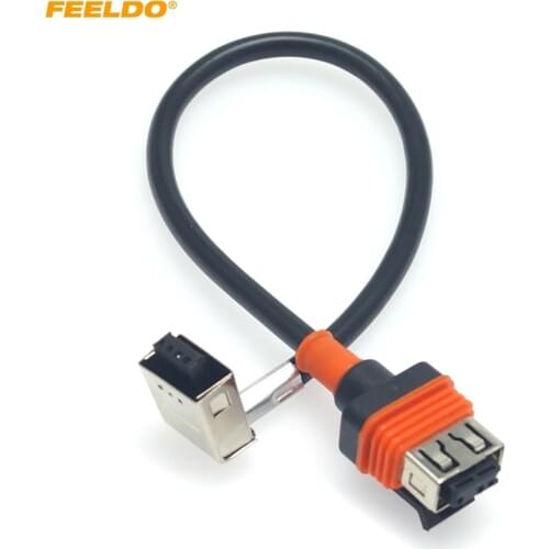 FEELDO 1PC Car HID Xenon Light High Voltage Wire Harness Cable for D1S D1C D1R Xenon Ballast bulb D1 D3 HID Plug Socket Adapter