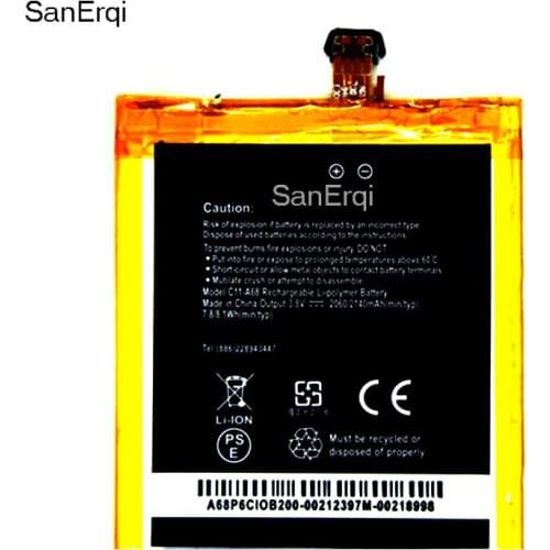 C11-A68 capacity 2140mAh Battery For ASUS Padfone 2 A68 padfone2 Battery SanErqi