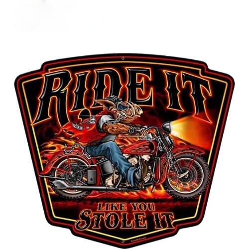 Ride It Cool Sign JDM Car Sticker Windshield Bumper Motorcycle Helmet Decal High Quality KK Vinyl Cover Scratches Waterproof PVC