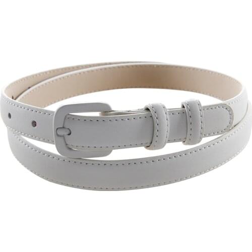 Best Selling Genuine Leather Womans Slim Belt Fashionable Designer Hole Belts For Ladies Girls Daily Wear Jeans Belt Fast Ship