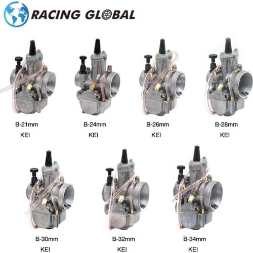 ALCON-Motorcycle Carburetor OKO KOSO PWK KEIHIN 21 24 26 28 30 32 34MM For Scooter JOG DIO DT100 Power Jet Fit 50-250cc Engine