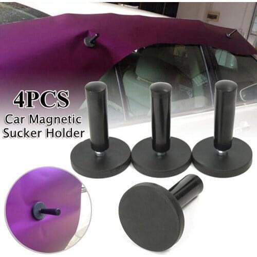 OLOMM 4pcs/Set Magnet Holder Magnets Car Wrap Wrapping Strong Auto Vinyl Film Install Tool Auto Encapsulated Sucker Holder