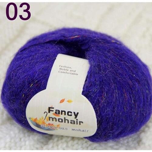 Sale New Soft 1Skeins50g Wrap Shawls Hand Knitting Wool Yarn Womens Cashmere Shawls and Wraps Rainbow Blue Velvet 823-03